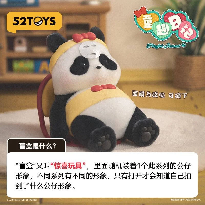 Panda Roll Blind Box Figures Playful Journal 7 cm - 1 Unidade